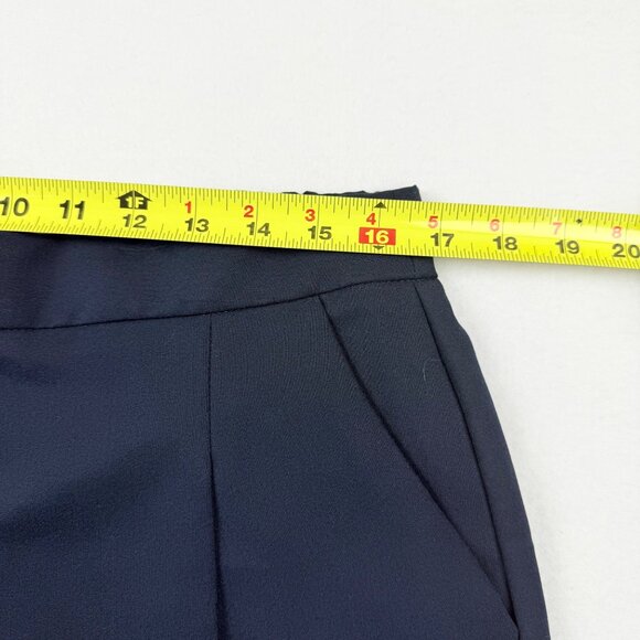 Liz Claiborne Women's Margot Wide Leg Pleated Stretch Blue Trousers Size 12 NWT - Picture 9 of 12